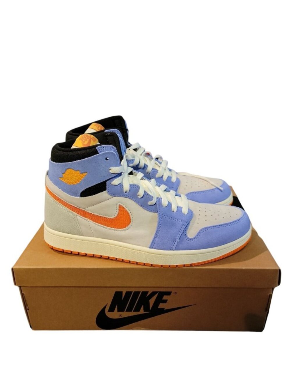 Air Jordan 1 High Zoom Mens Shoes Comfort 2 Royal Pulse 2023 Size 11.5 w/Box - Picture 7 of 14